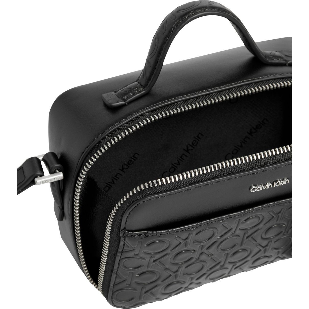 CALVIN KLEIN Rankinė per petį moterims, Juoda, Must camera bag mono 3