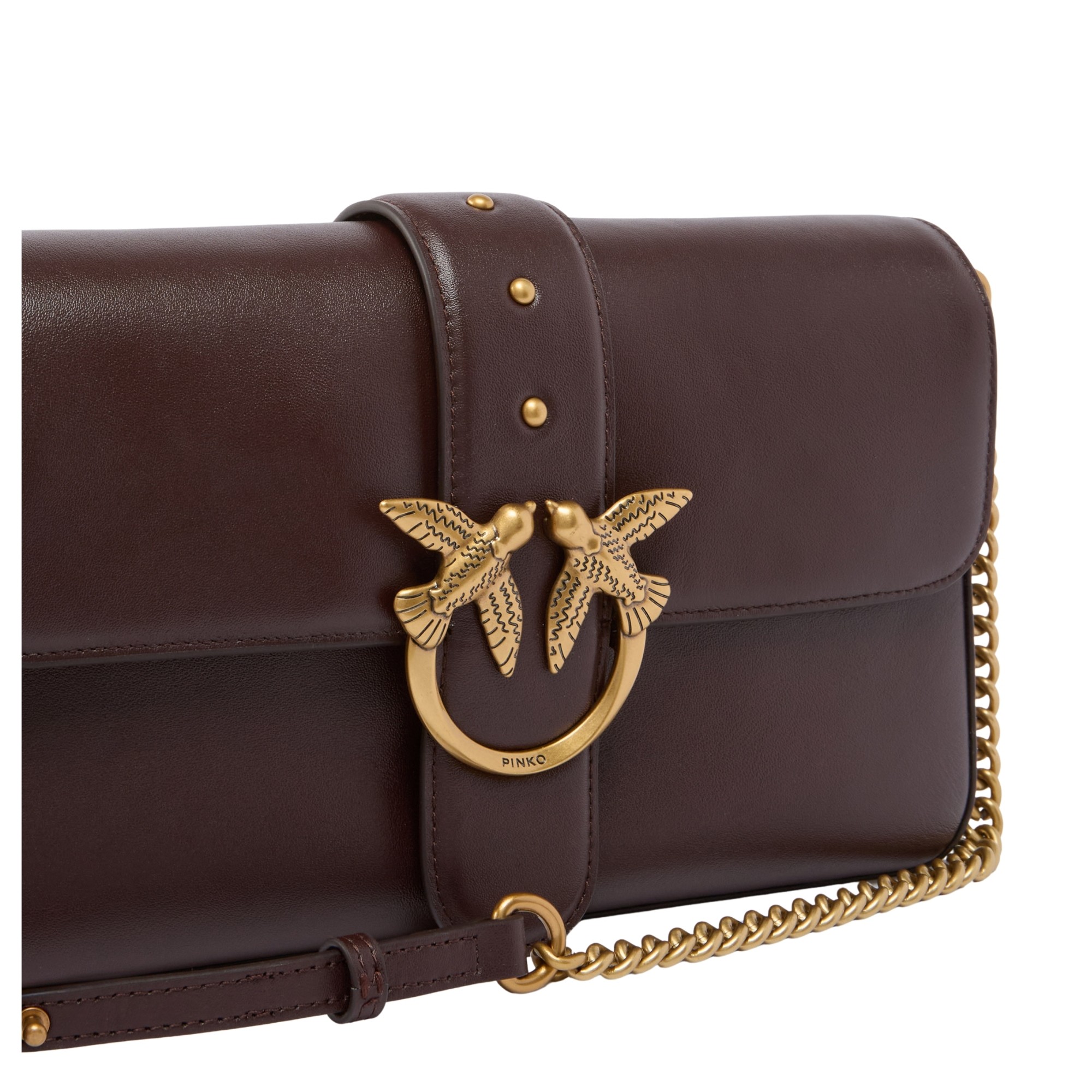 PINKO Rankinė per petį moterims, Pilka, Love one classic slouchy mb+ch 3