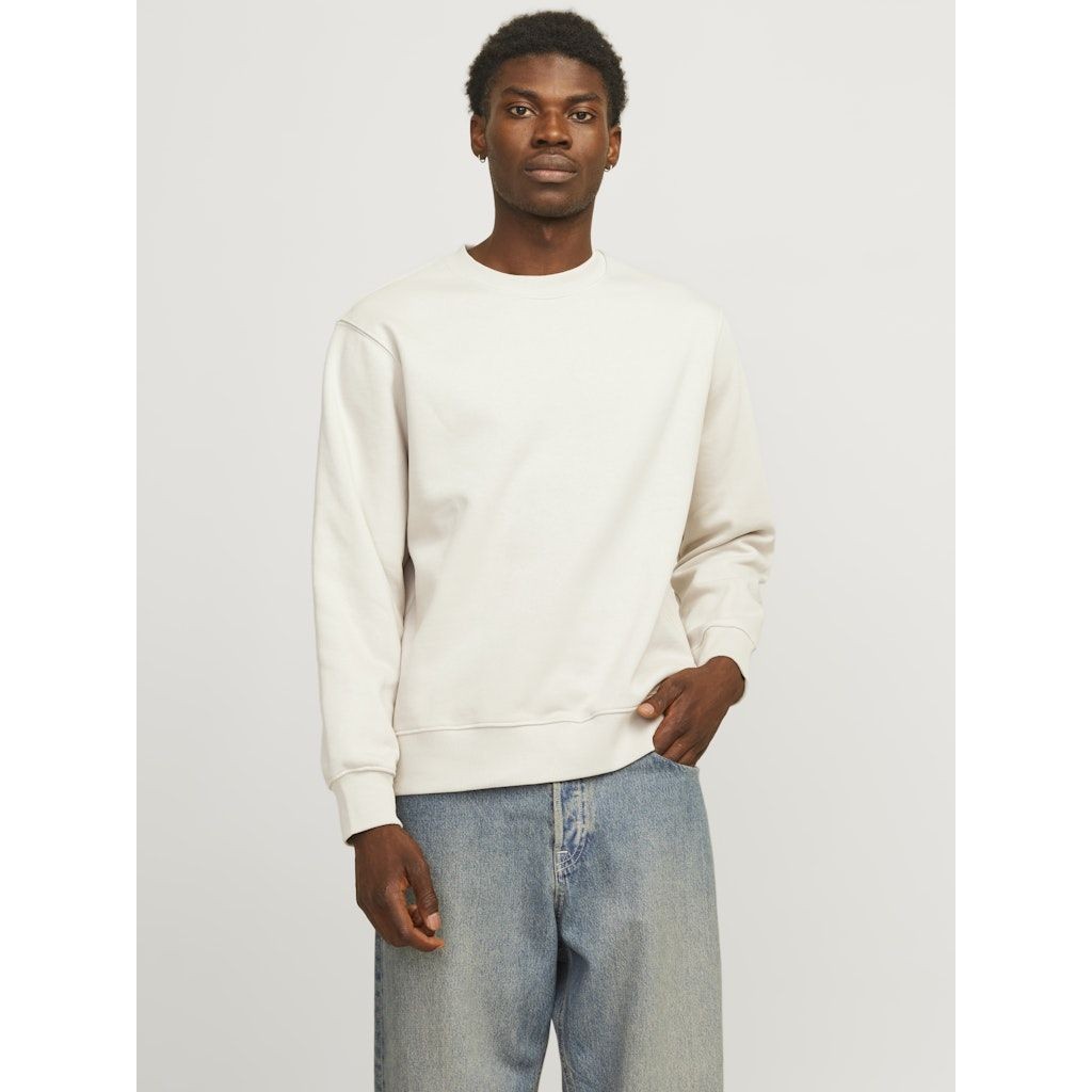 JACK & JONES Megztinis vyrams, Smėlio, Urban edge sweat crew neck 2