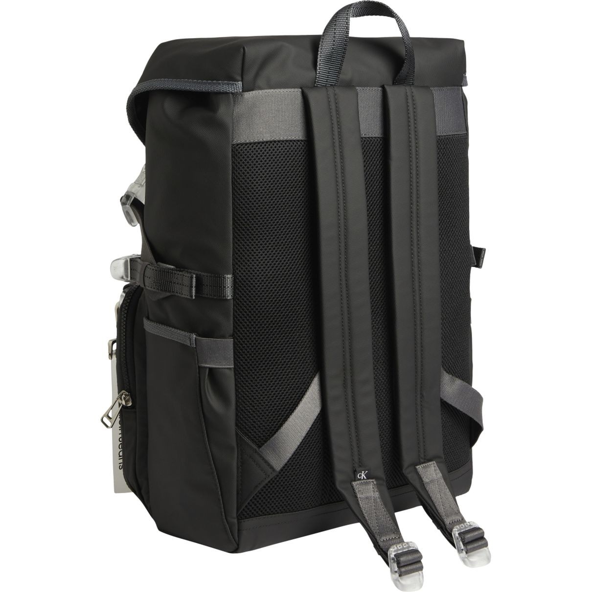 CALVIN KLEIN JEANS Kuprinė vyrams, Juoda, Park culture flap backpack 2