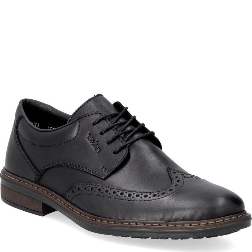 RIEKER Klasikiniai batai vyrams, Ruda, Men's shoes 1