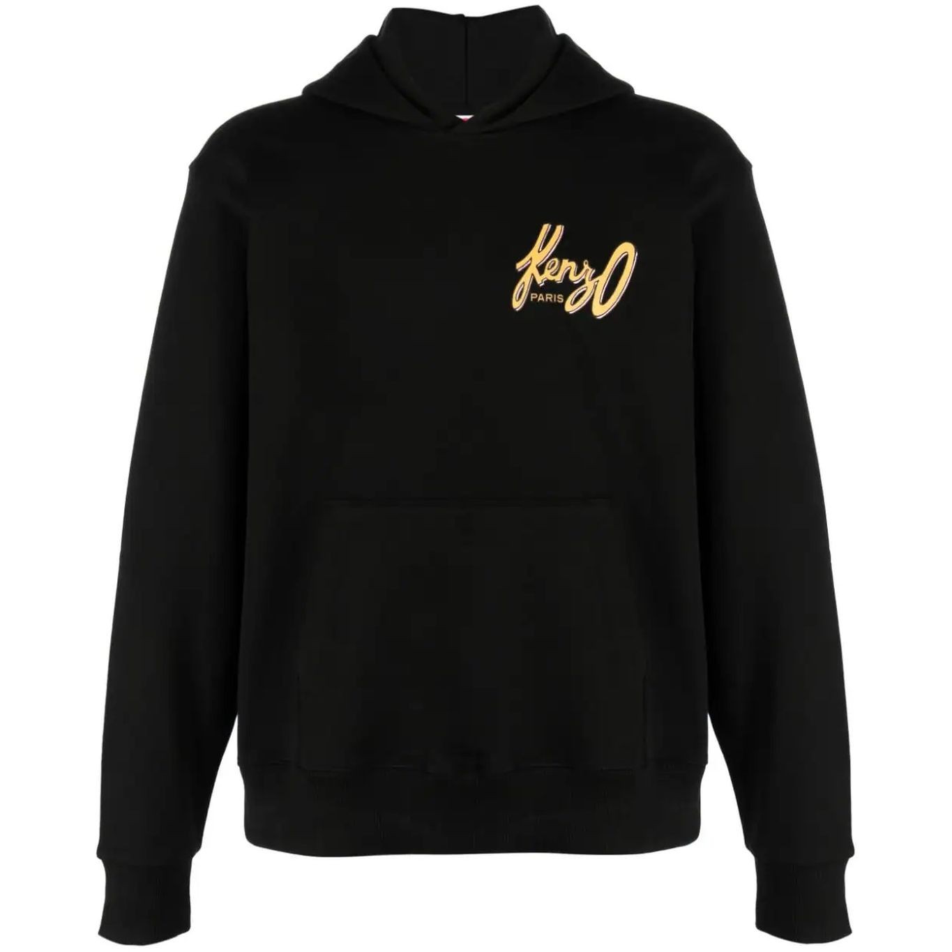 KENZO Džemperis vyrams, Juoda, Kenzo archive logo cl hoodie 1