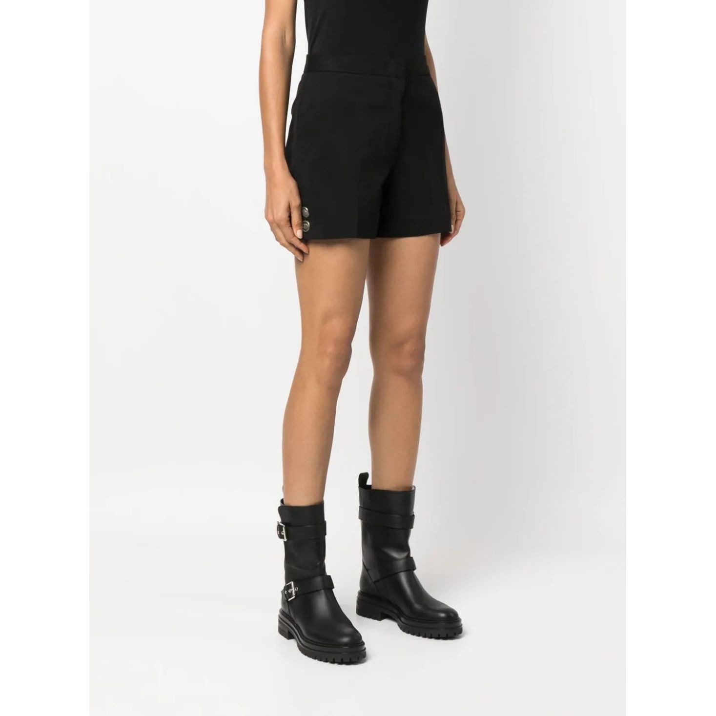 TWINSET Šortai moterims, Juoda, Elegant shorts 3