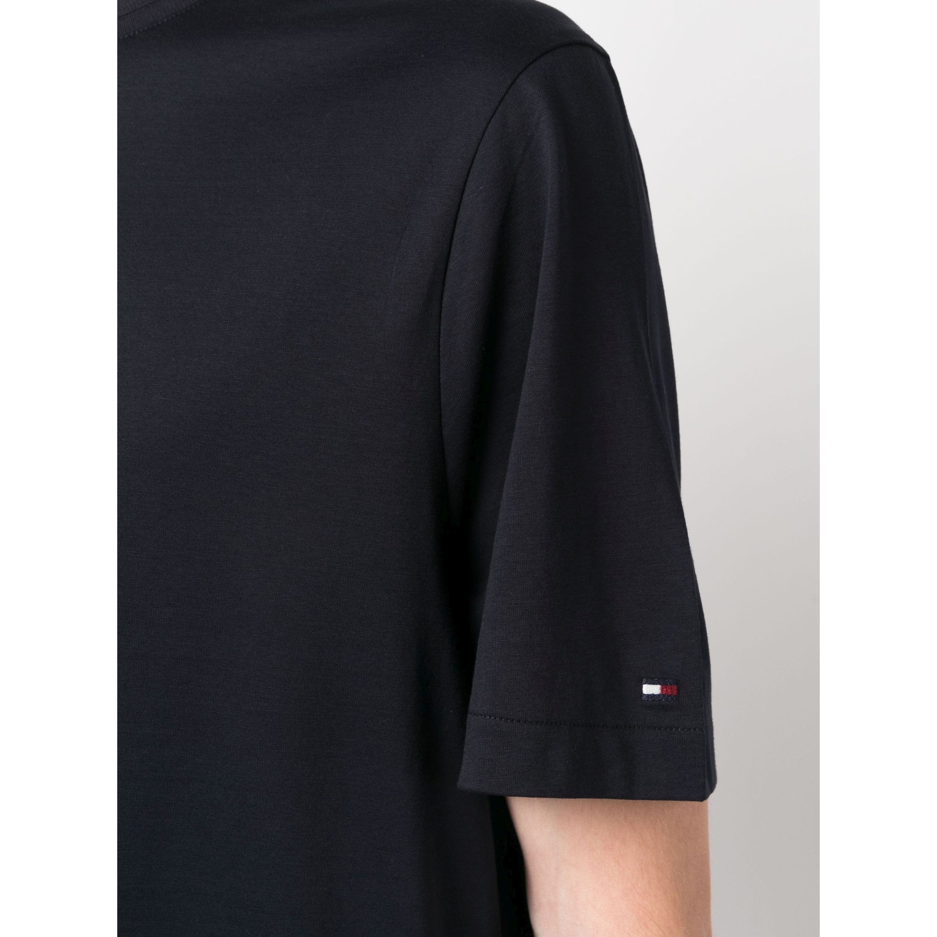 TOMMY HILFIGER Marškinėliai trump. rankovėmis vyrams, Mėlyna, Dc mercerized tee 4