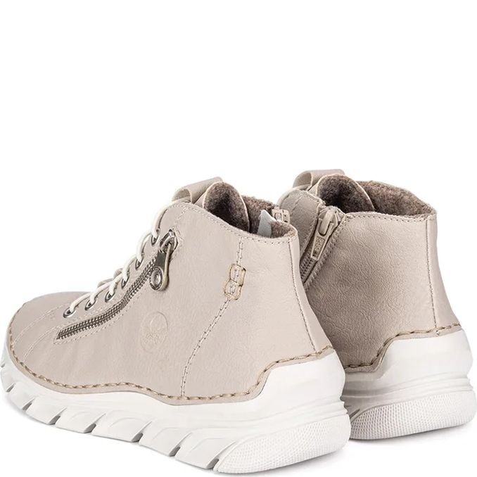 RIEKER Aulinukai moterims, Smėlio, Ladies short boots 3