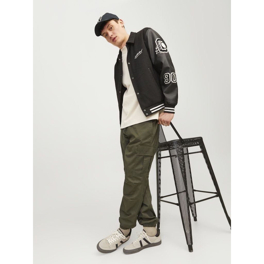 JACK & JONES Laisvalaikio kelnės vyrams, Chaki, Kane 8