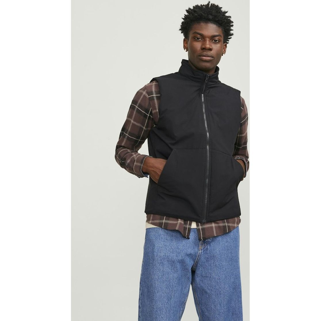 JACK & JONES Liemenė vyrams, Juoda, Jjesustainvest 2