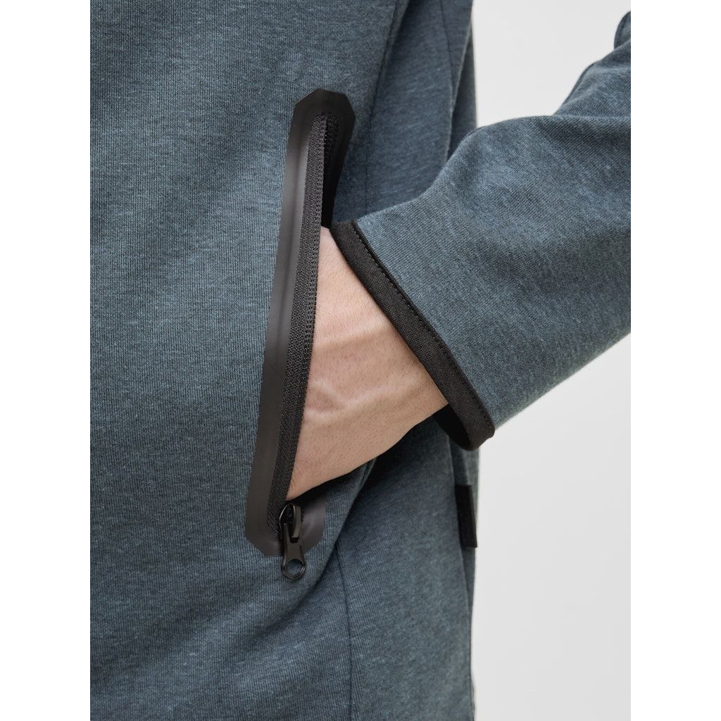 JACK & JONES Lengva striukė vyrams, Mėlyna, Fusion sweat zip hood 7