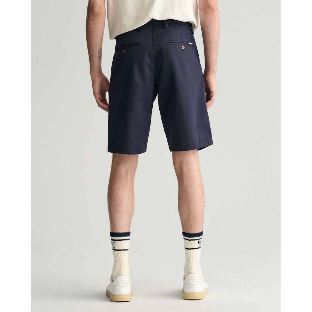 GANT Šortai vyrams, Mėlyna, Relaxed twill shorts 3