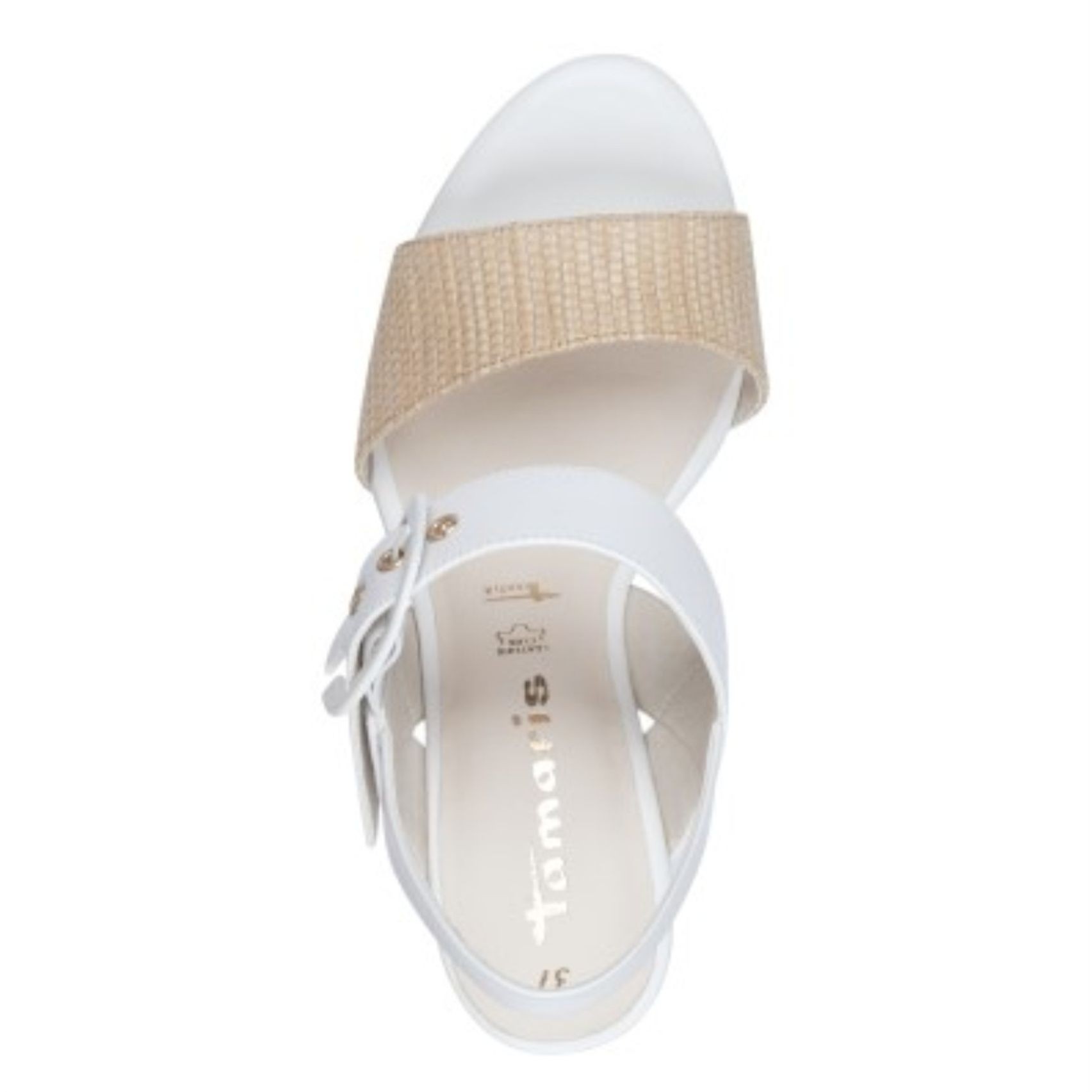 TAMARIS Basutės moterims, Balta, Sandals 4