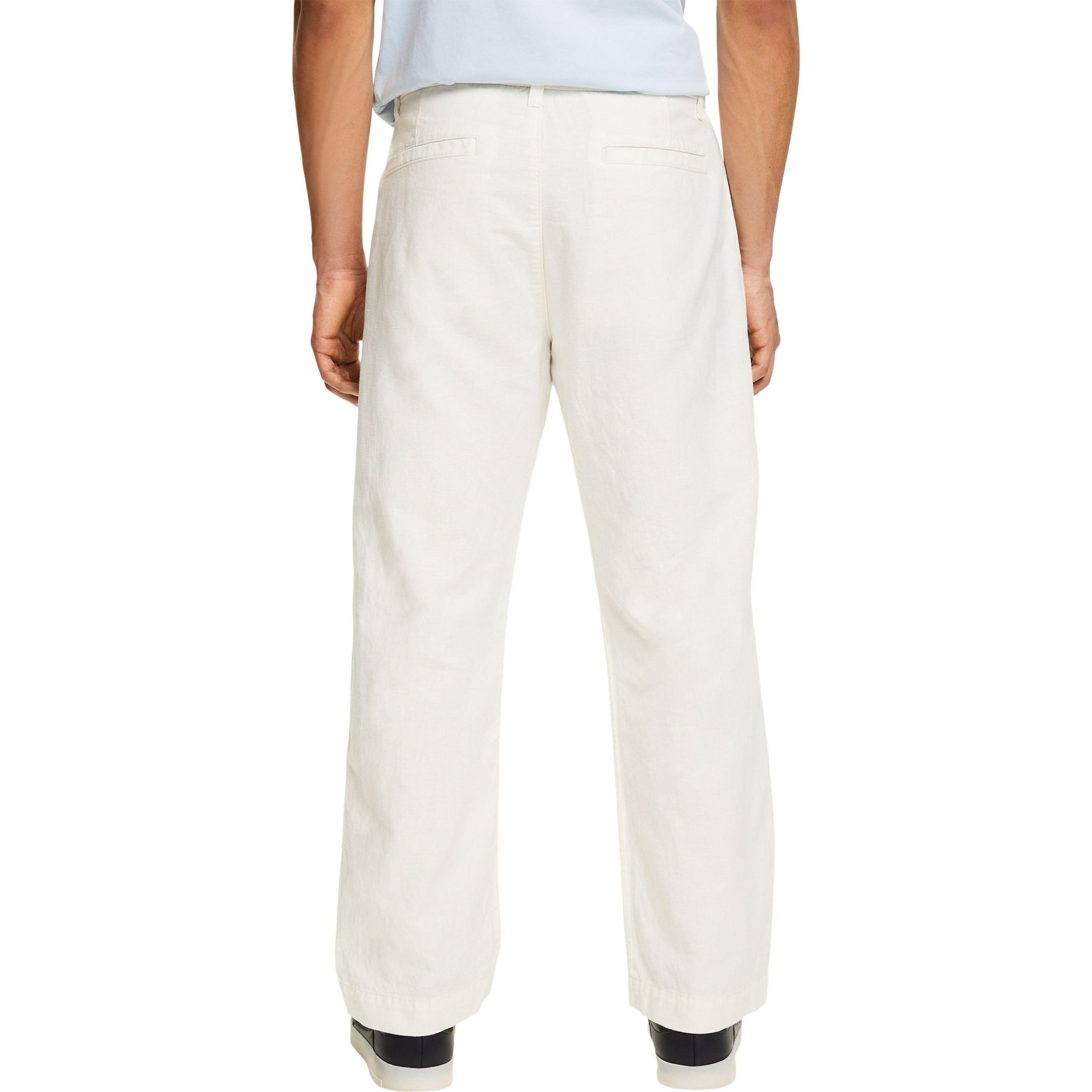 ESPRIT Kelnės vyrams, Balta, F Straight Pants 3