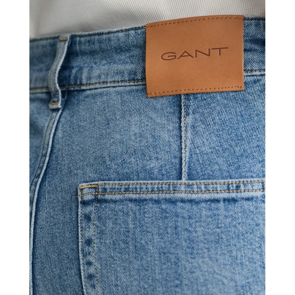 GANT Slim džinsai moterims, Mėlyna, SLIM FLARE JEANS 4