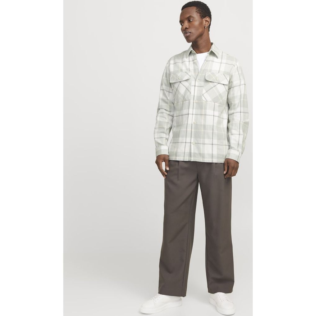 JACK & JONES Lengva striukė vyrams, Žalia, Raymond overshirt 6