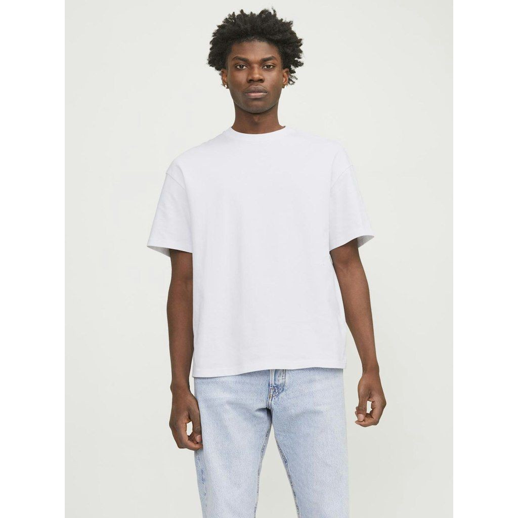 JACK & JONES Marškinėliai vyrams, Balta, Jorvibe het-shirts 2