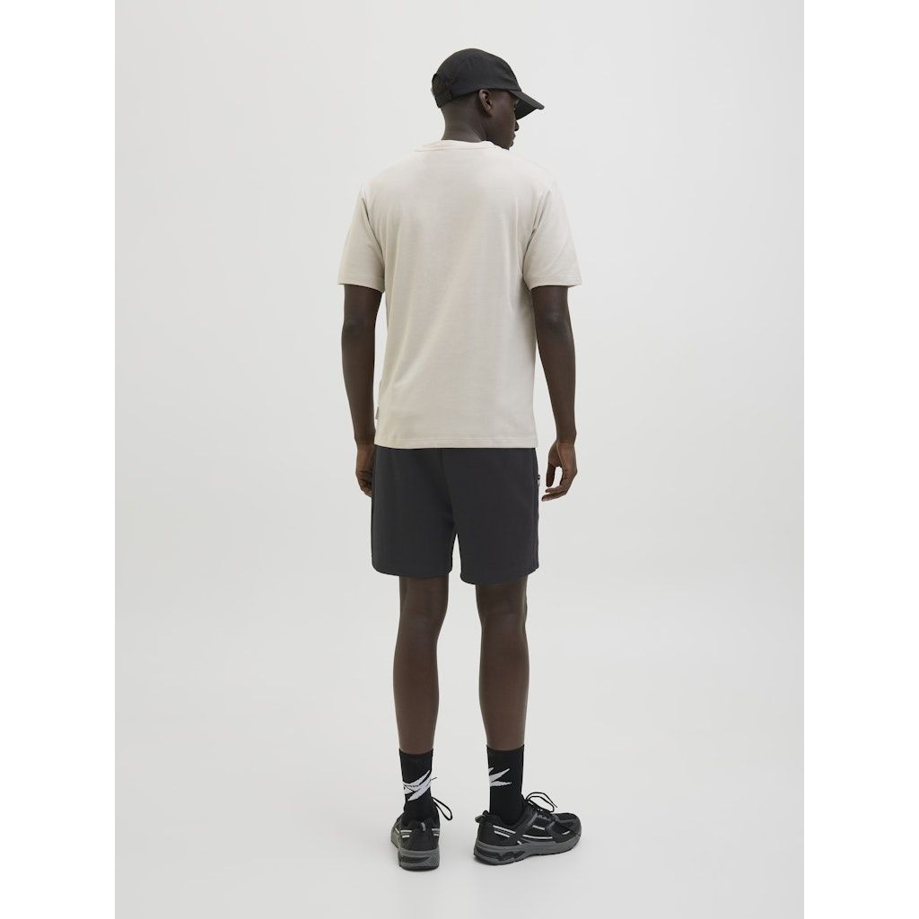 JACK & JONES Šortai vyrams, Juoda, Gordon fusion sweat shorts 5