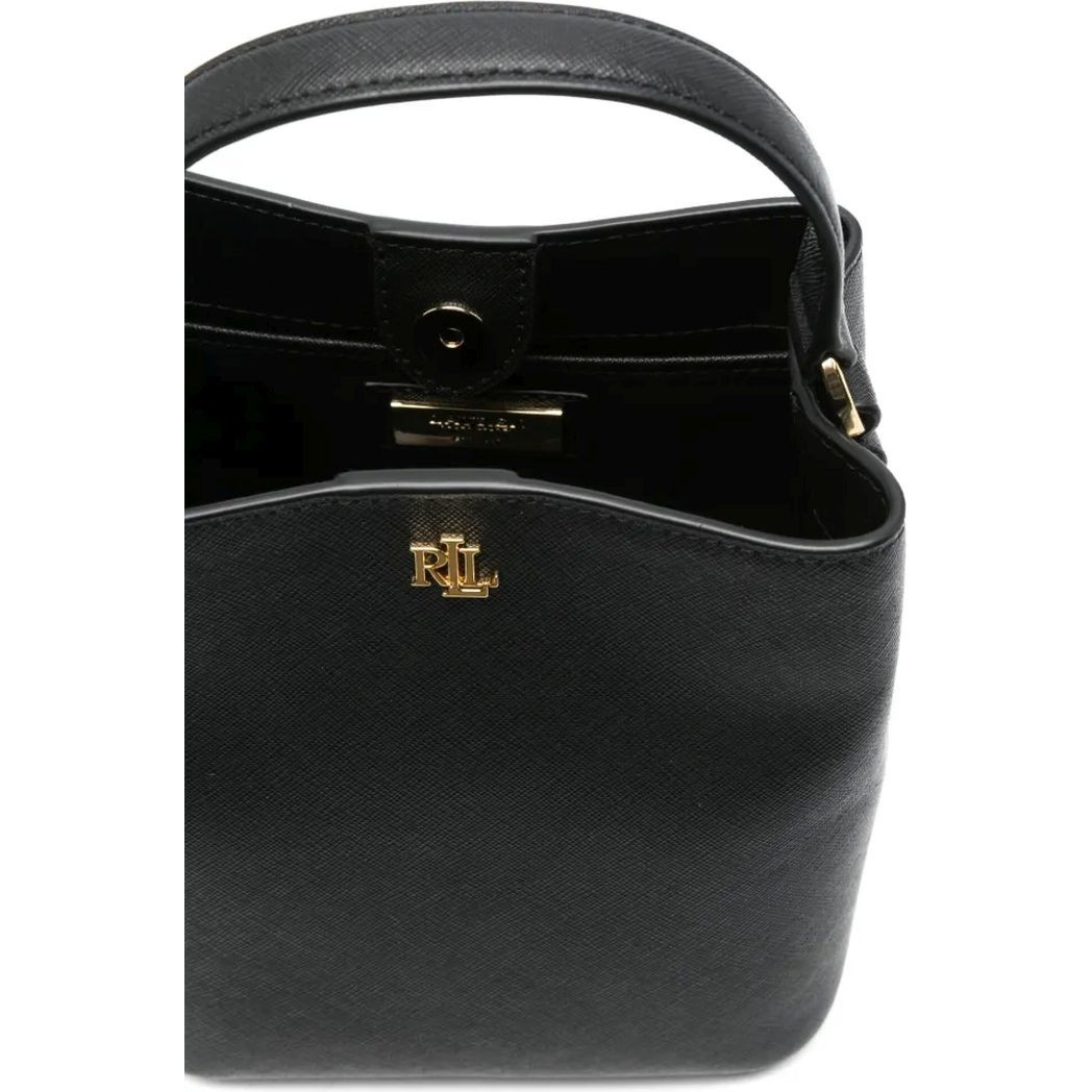 LAUREN RALPH LAUREN Rankinė per petį moterims, Juoda, Reese sm bkt bucket bag small 4