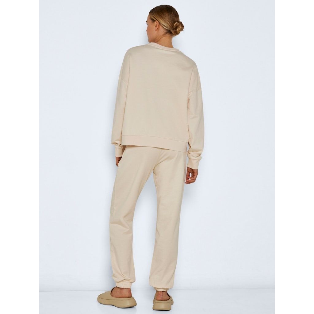 NOISY MAY Megztinis moterims, Rožinė, NMARIEL L/S O-NECK LO 4