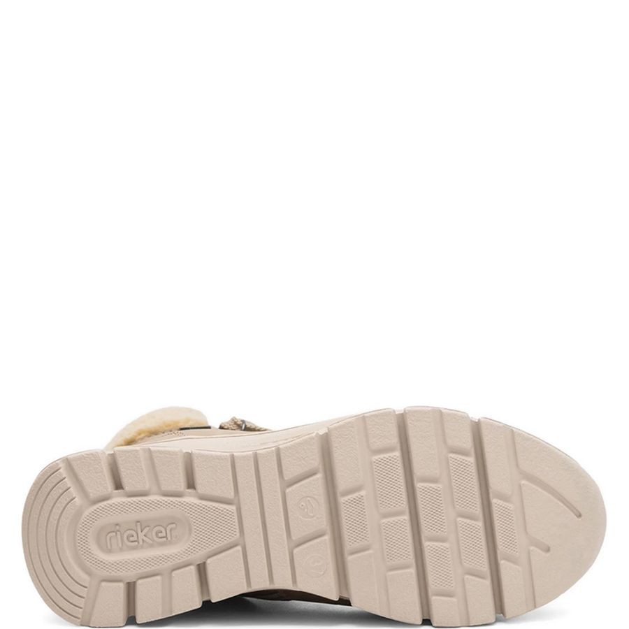 RIEKER Aulinukai moterims, Smėlio, Booties 4