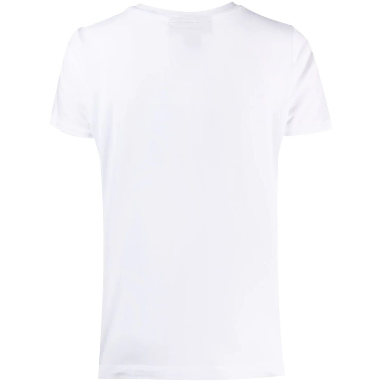 DKNY Marškinėliai trump. rankovėmis moterims, Balta, Reflective logo blouse 2