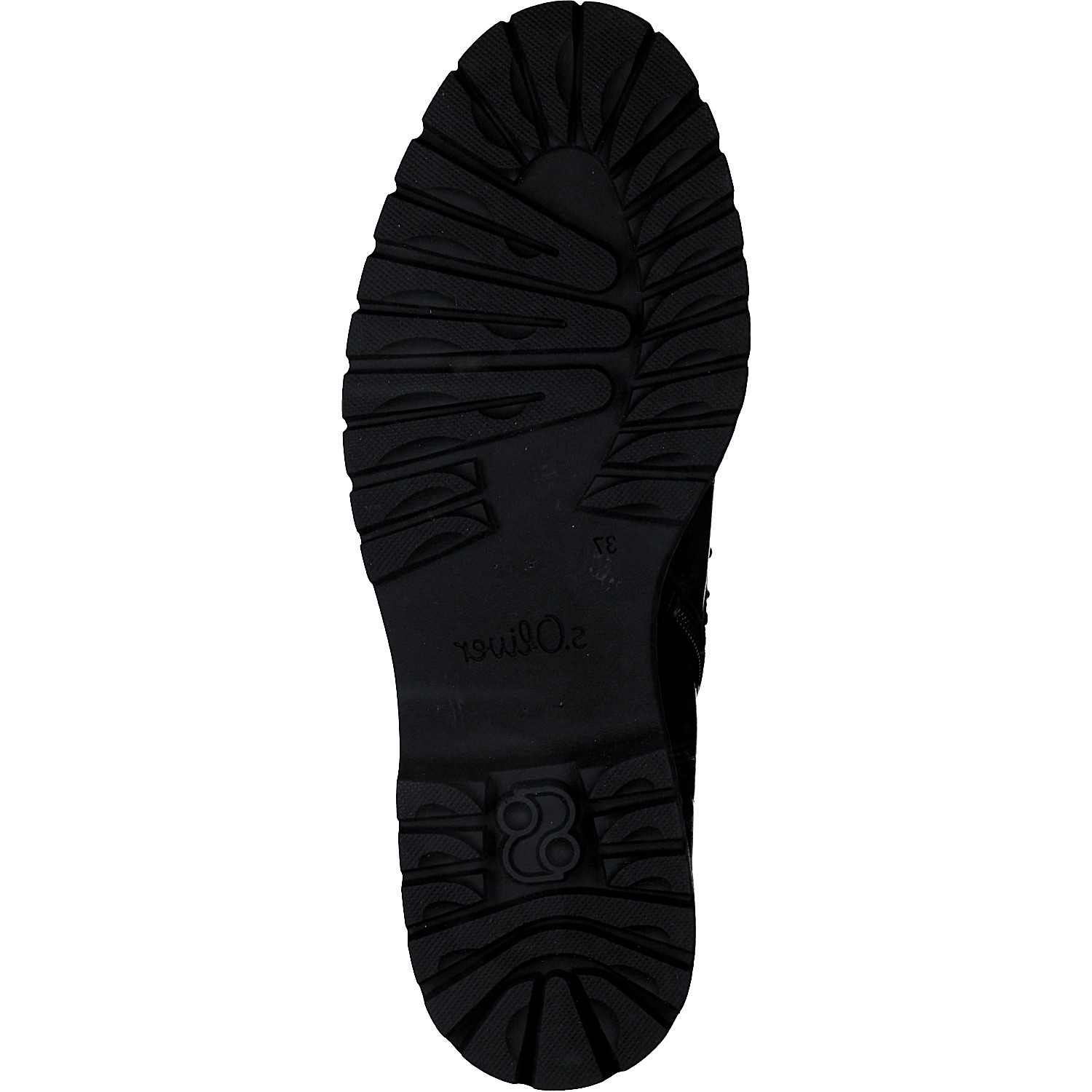 S.OLIVER Aulinukai moterims, Juoda, BOOTIES 5