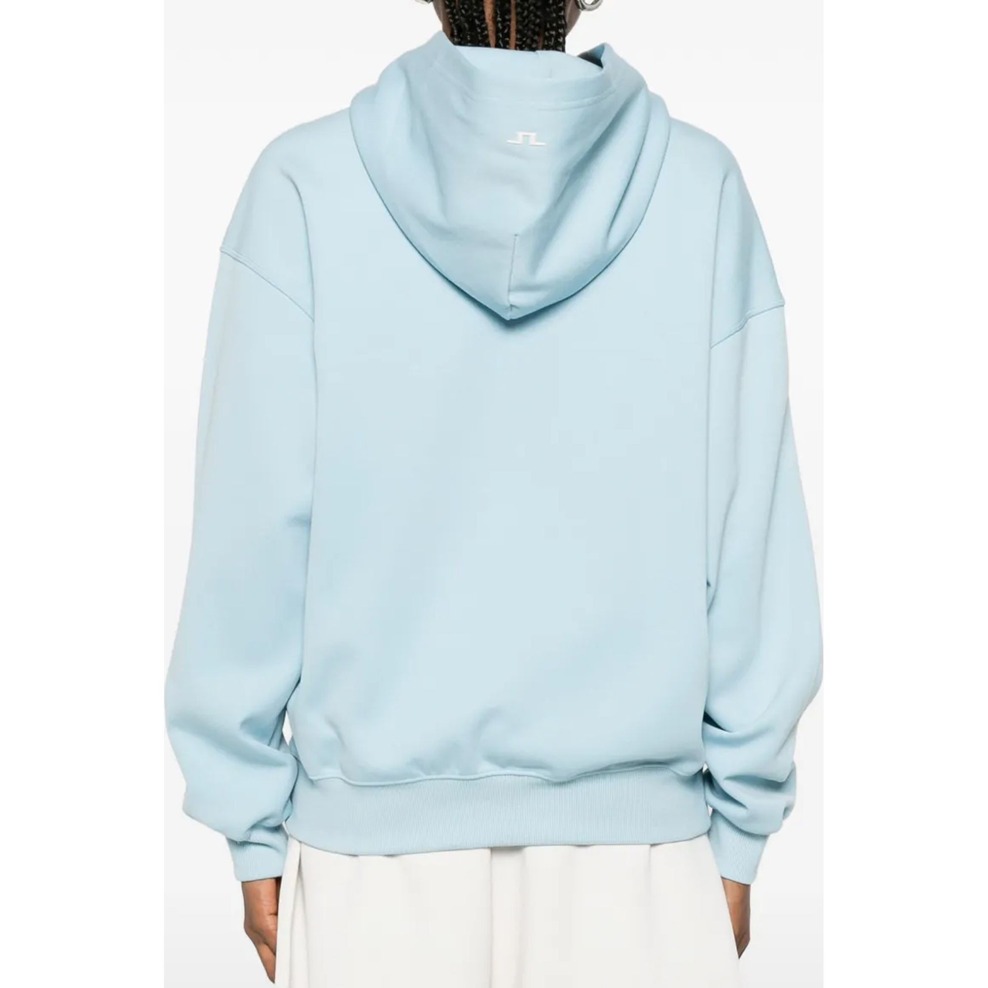 J.LINDEBERG Džemperis moterims, Mėlyna, Cove print hood 3