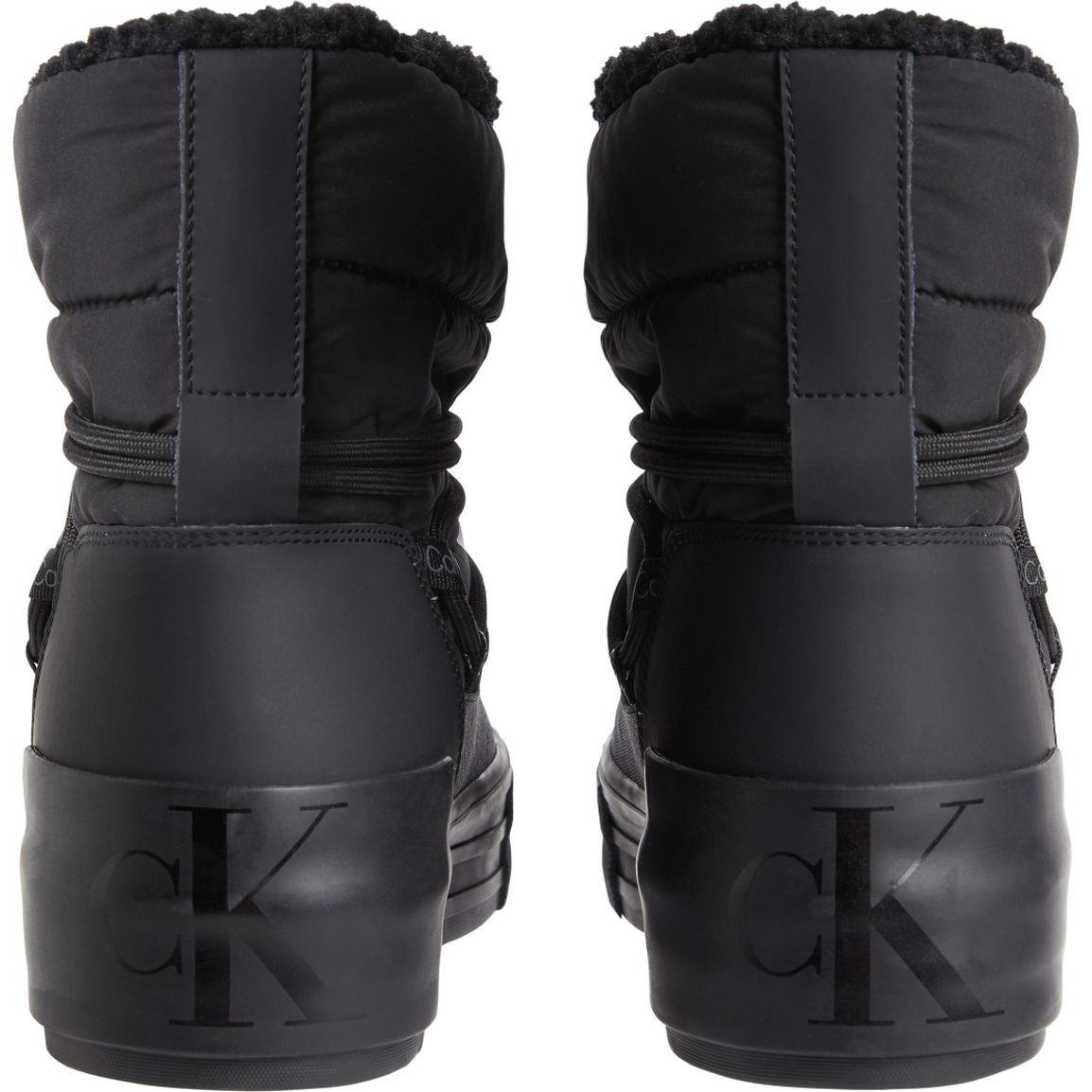 CALVIN KLEIN JEANS Aulinukai moterims, Juoda, Bold vulc flatf snow boot 4