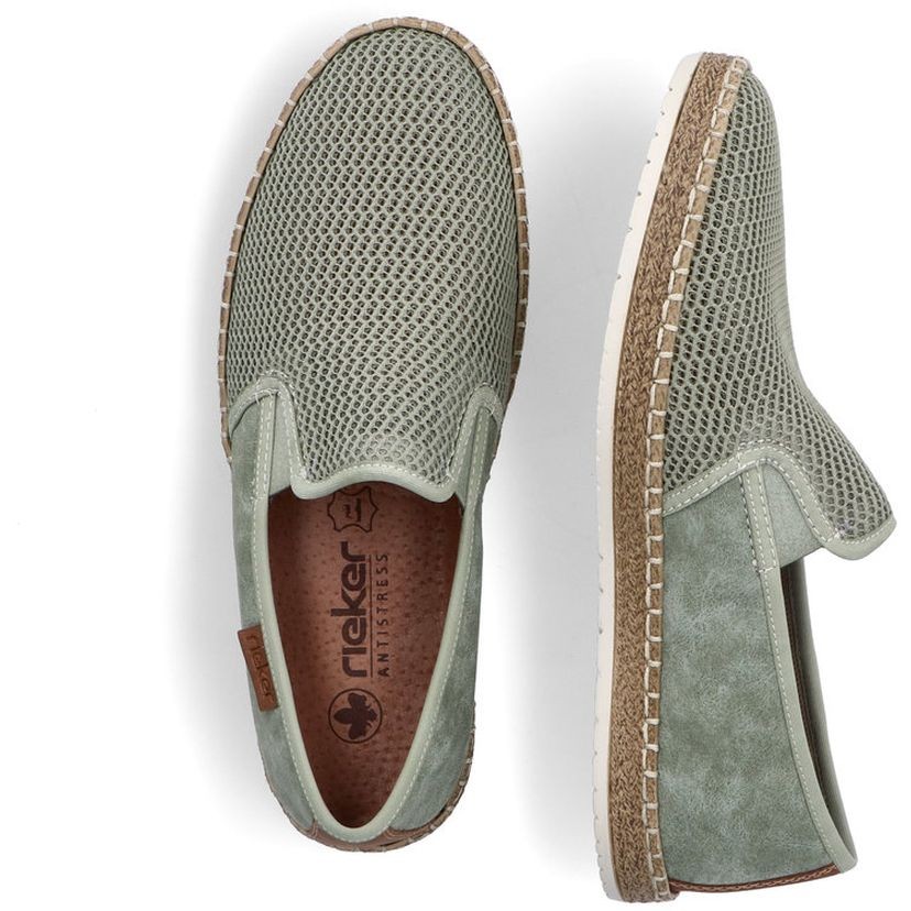 RIEKER Laisvalaikio bateliai vyrams, Žalia, LEISURE 16