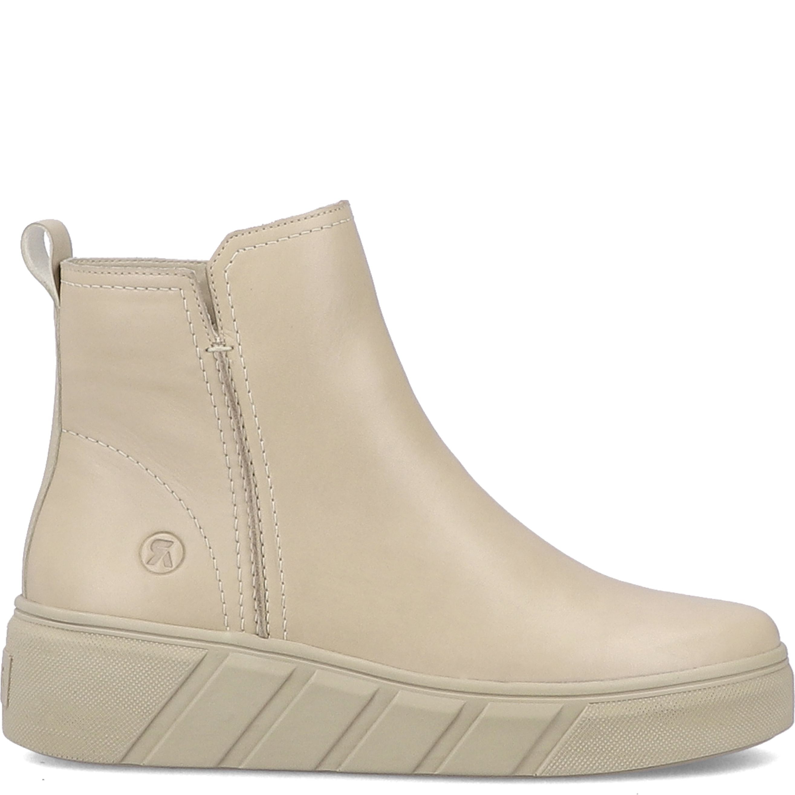 RIEKER Aulinukai moterims, Smėlio, BOOTIES 2