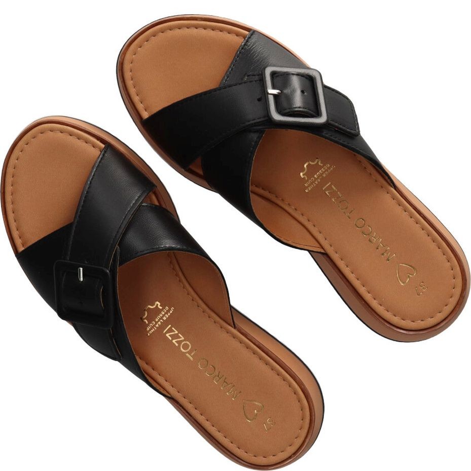 MARCO TOZZI Šlepetės moterims, Juoda, SLIPPERS 4