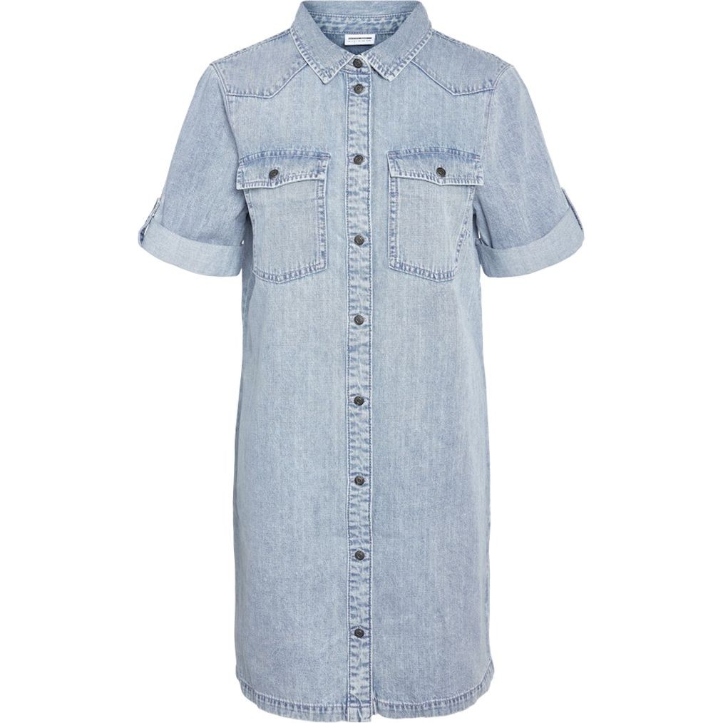 NOISY MAY Mini suknelė moterims, Mėlyna, Nmnew signmini dress 1