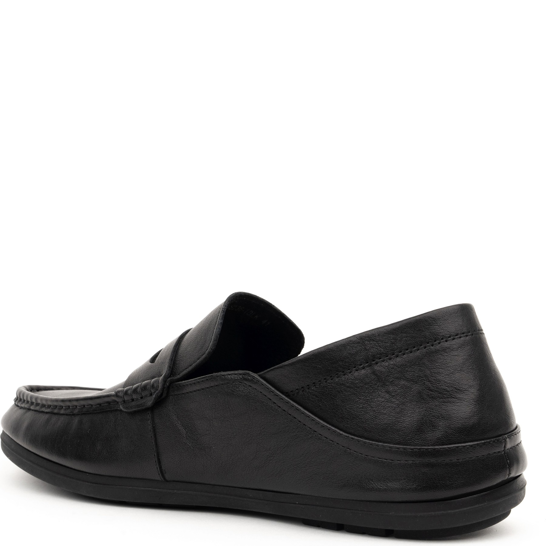 SERGIO MORETTI Mokasinai vyrams, Juoda, Mocasins 3