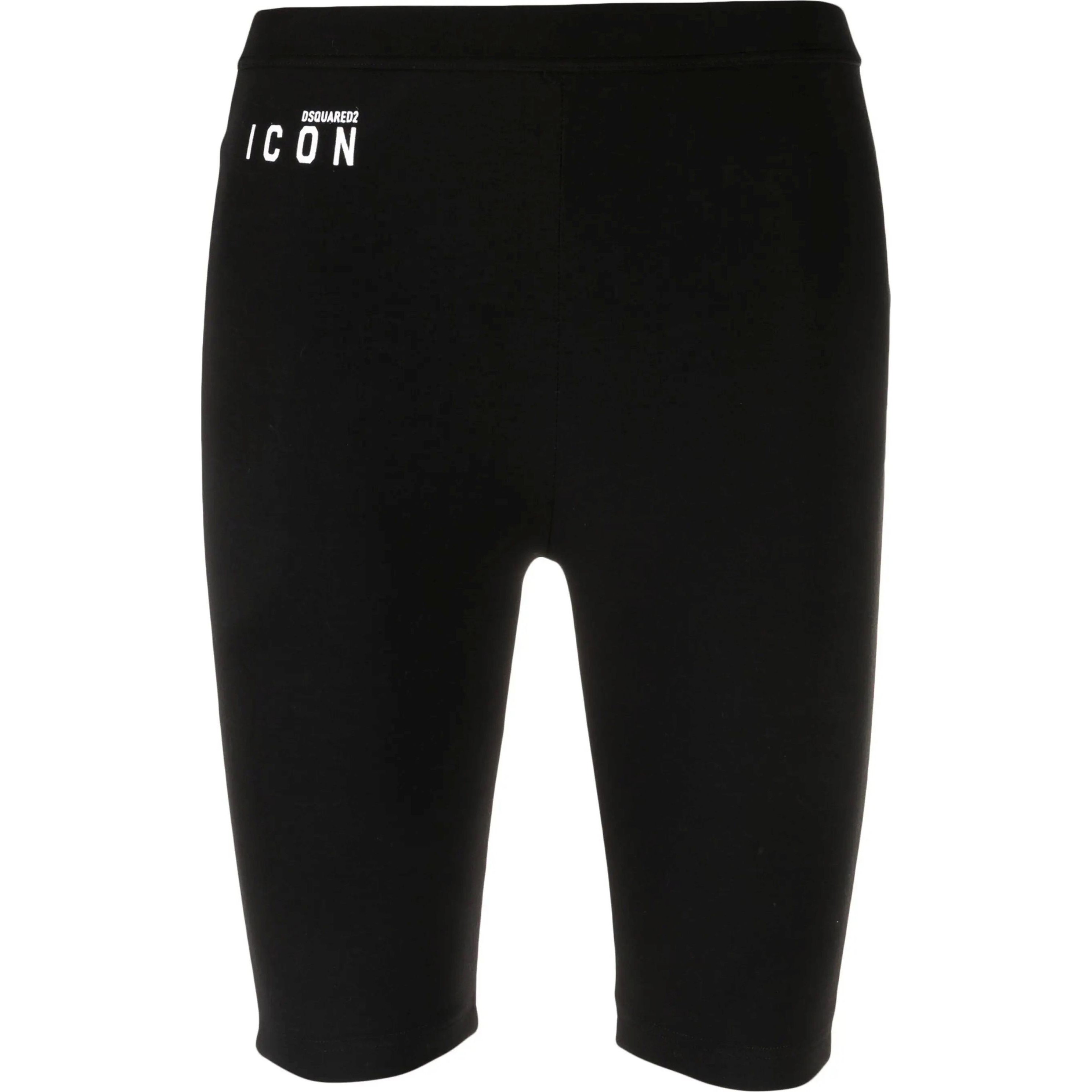 DSQUARED2 UNDERWEAR Šortai moterims, Juoda, Cycling shorts