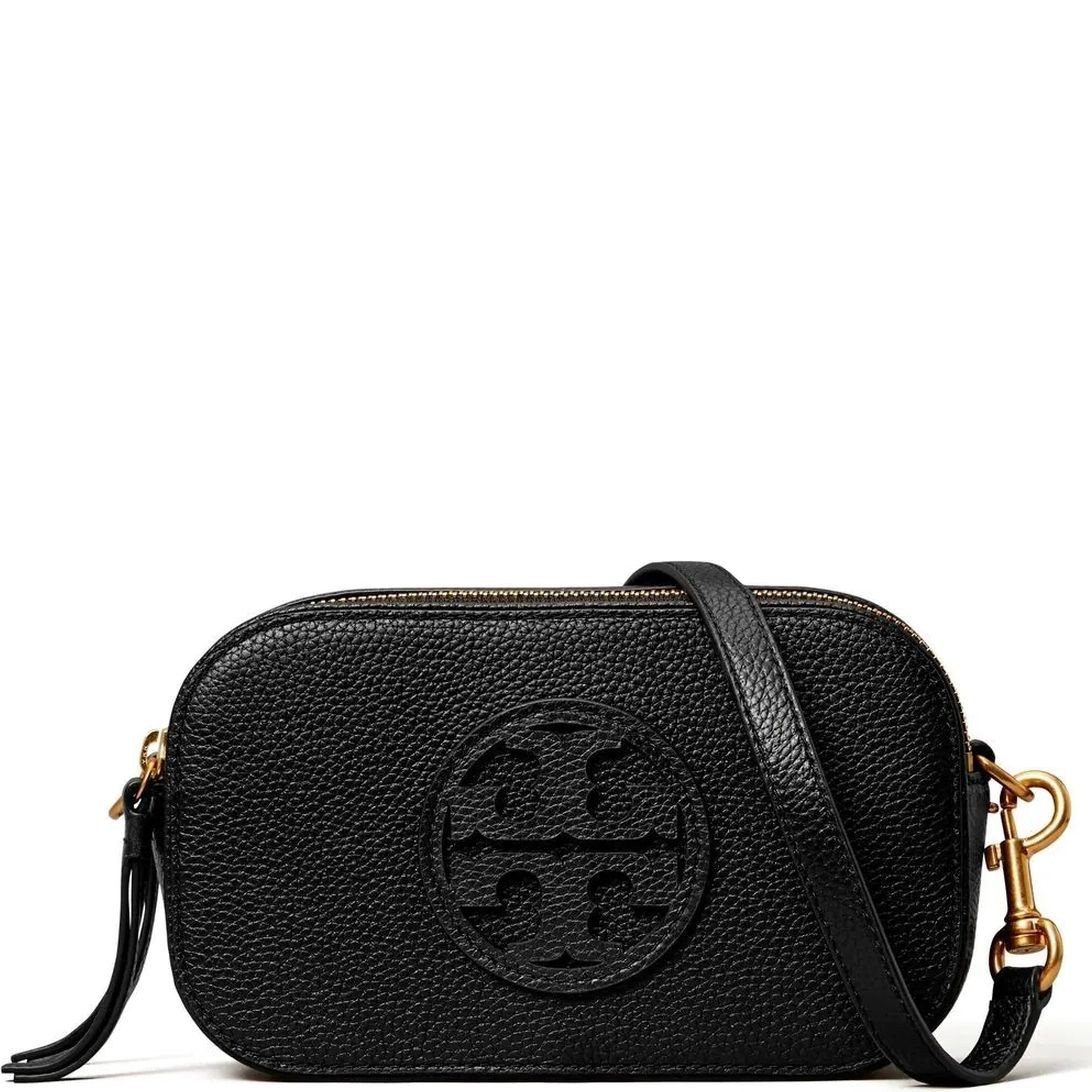 TORY BURCH Rankinė per petį moterims, Juoda, Miller mini crossbody bag 1
