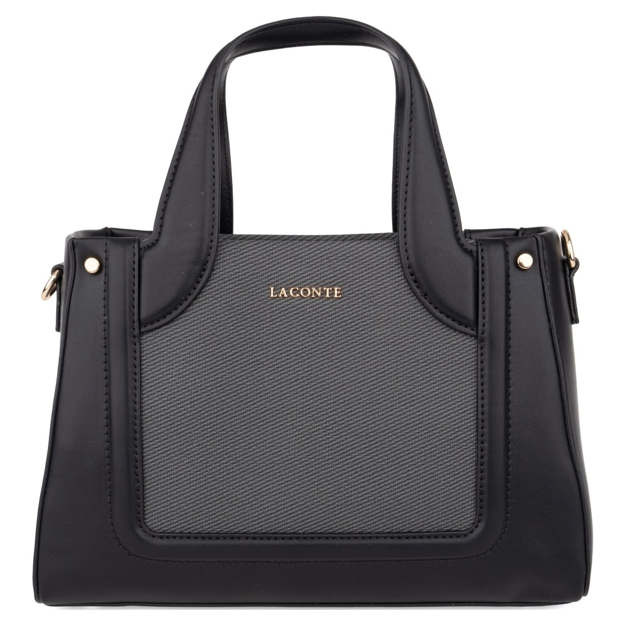 LA CONTE Pirkinių krepšys moterims, Juoda, Tote bag 1