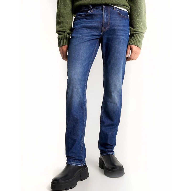TOMMY HILFIGER Tiesūs džinsai  vyrams, Mėlyna, Straight denton str rouse 2