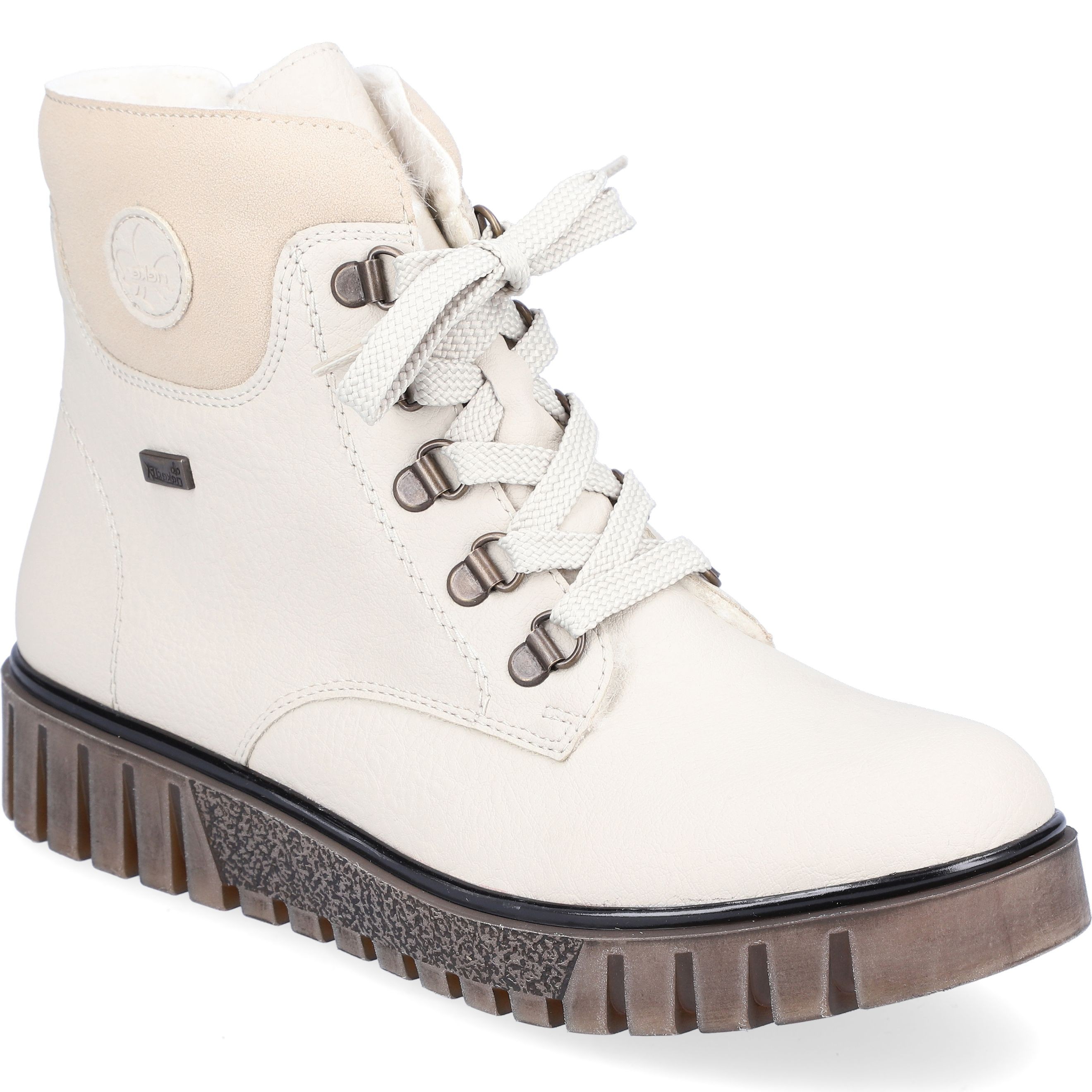 RIEKER Aulinukai moterims, Smėlio, BOOTIES 1