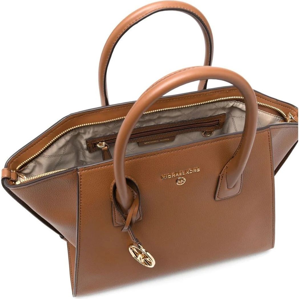 MICHAEL KORS Rankinė per petį moterims, Ruda, LG tz satchel 3