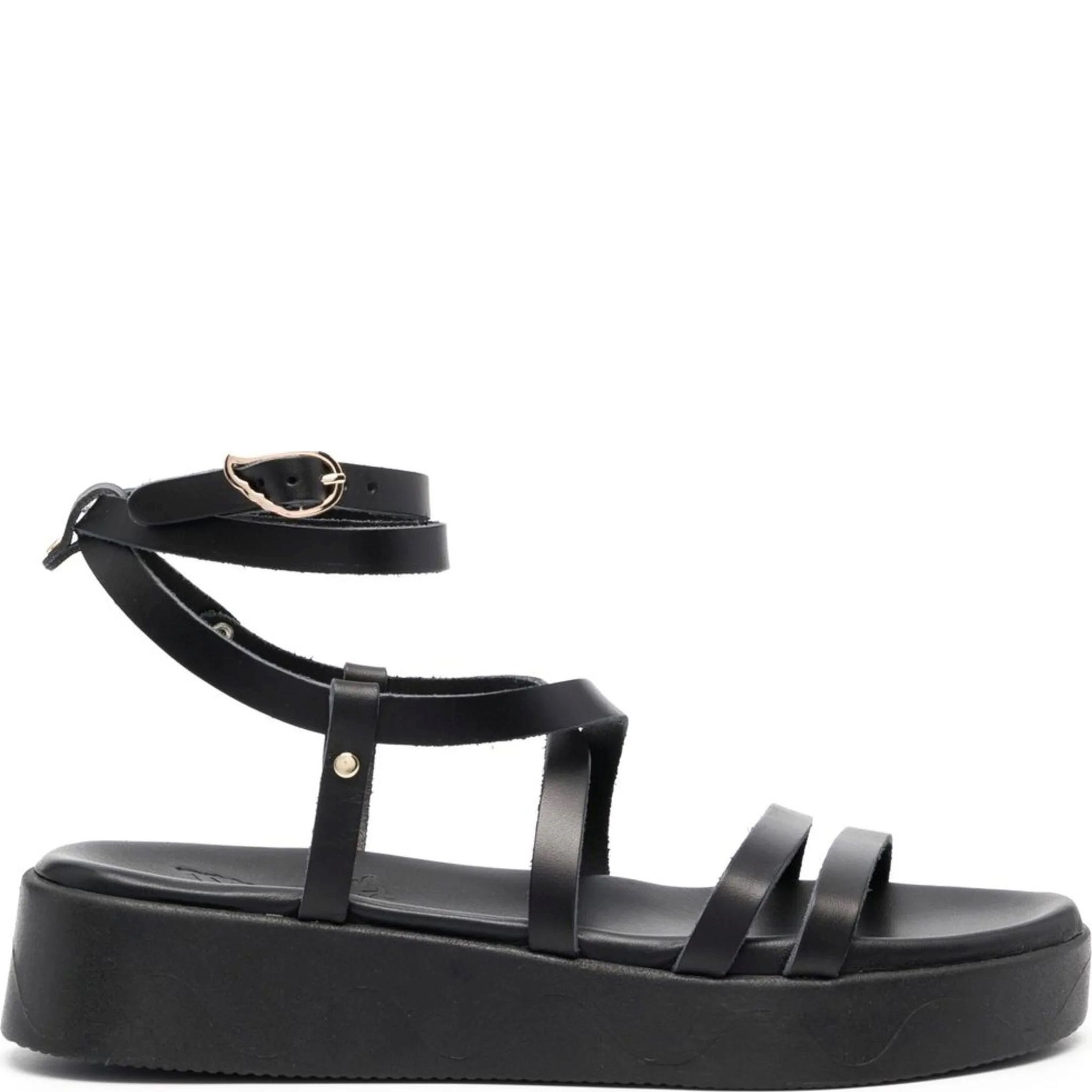 ANCIENT GREEK SANDAL Basutės moterims, Juoda, Aristea vachetta sandals 2