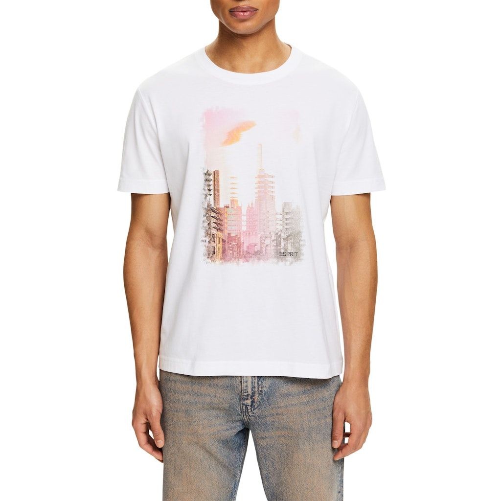 ESPRIT Marškinėliai vyrams, Balta, Sus T-Shirts 2