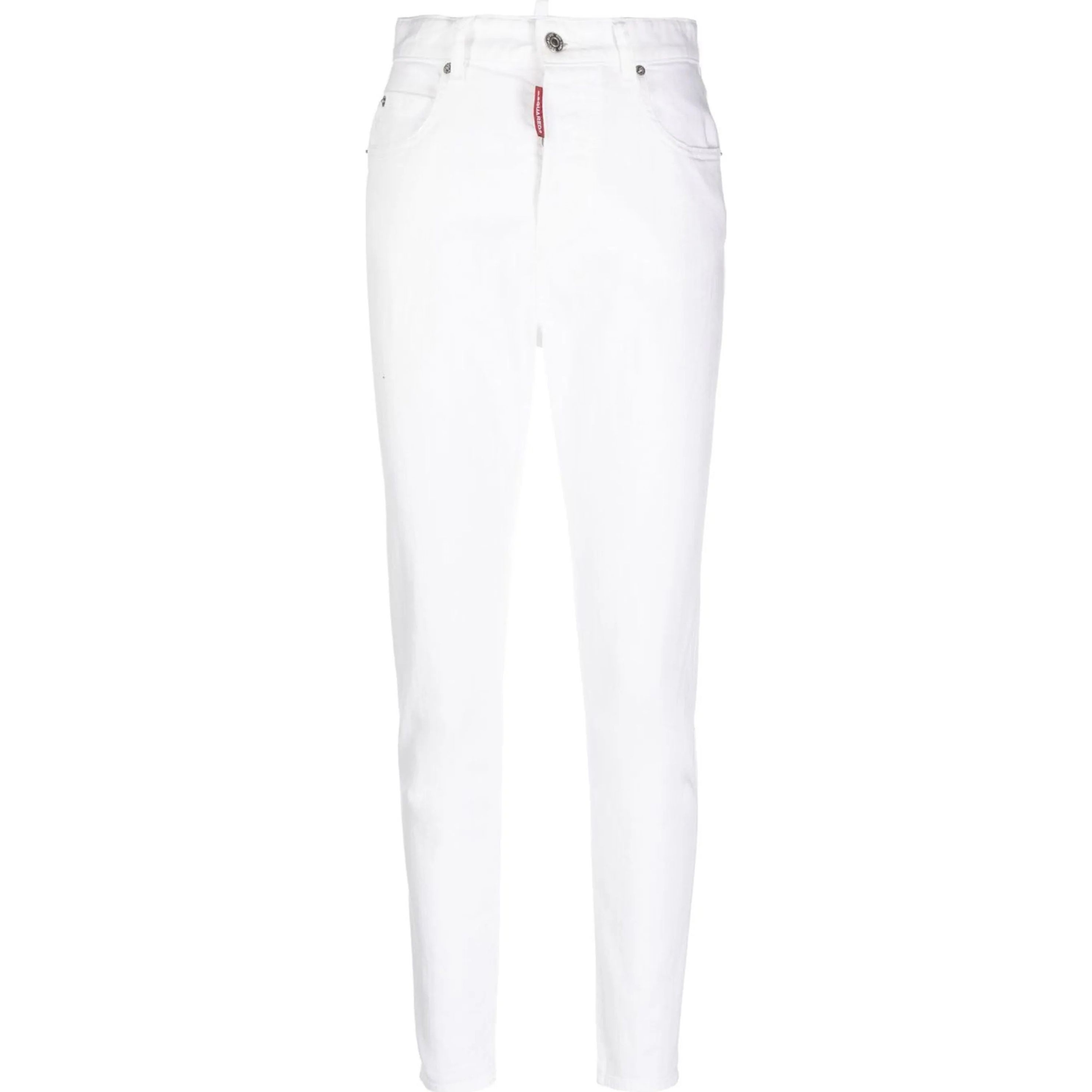 DSQUARED2 Aptempti džinsai moterims, Balta, Pants 5 pockets 1