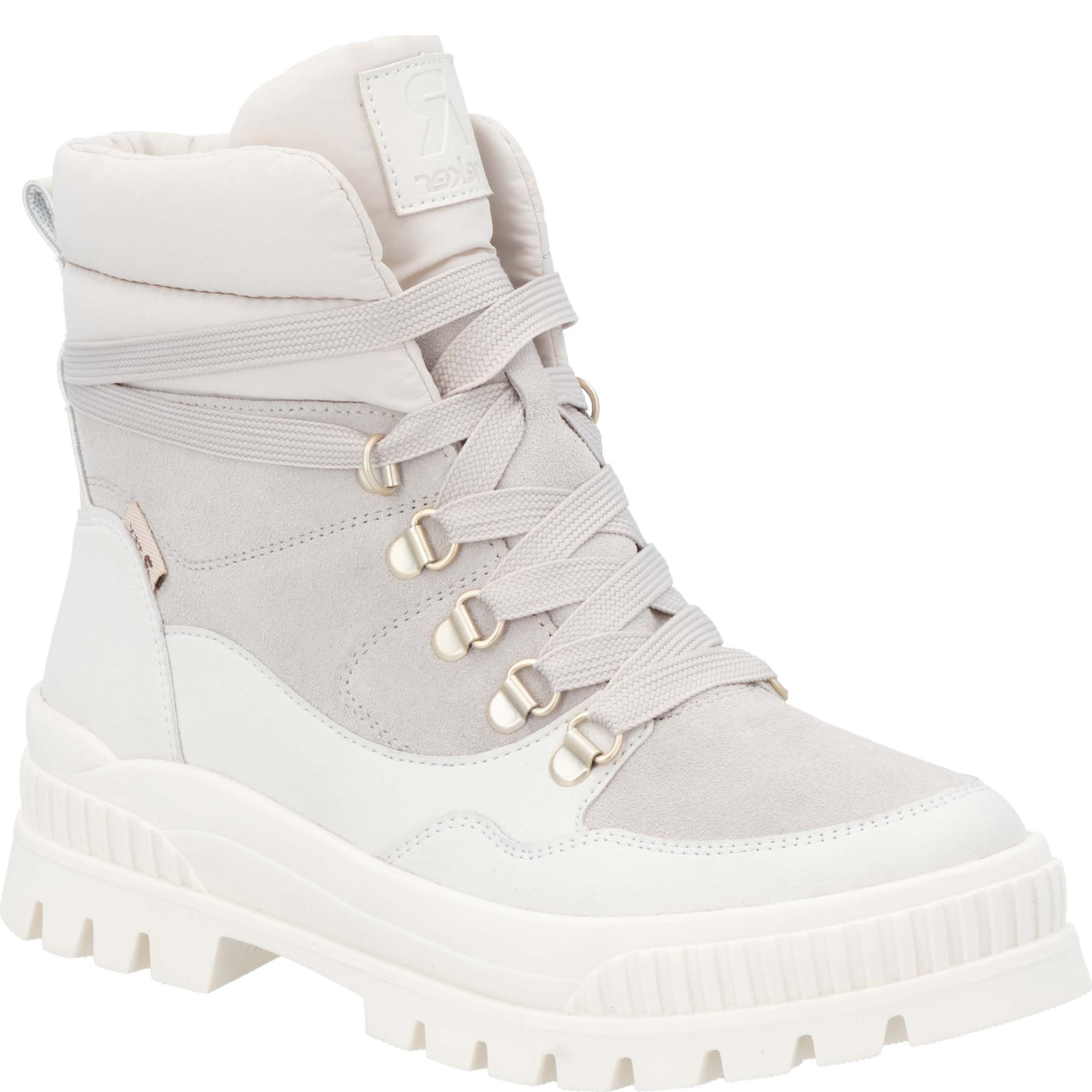 RIEKER EVOLUTION Aulinukai moterims, Balta, Ladies mid height boots 1