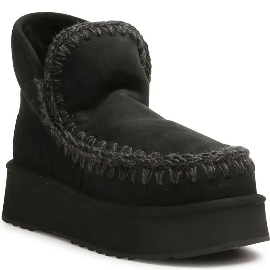 MOU Aulinukai moterims, Juoda, Mini eskimo platform boot 2