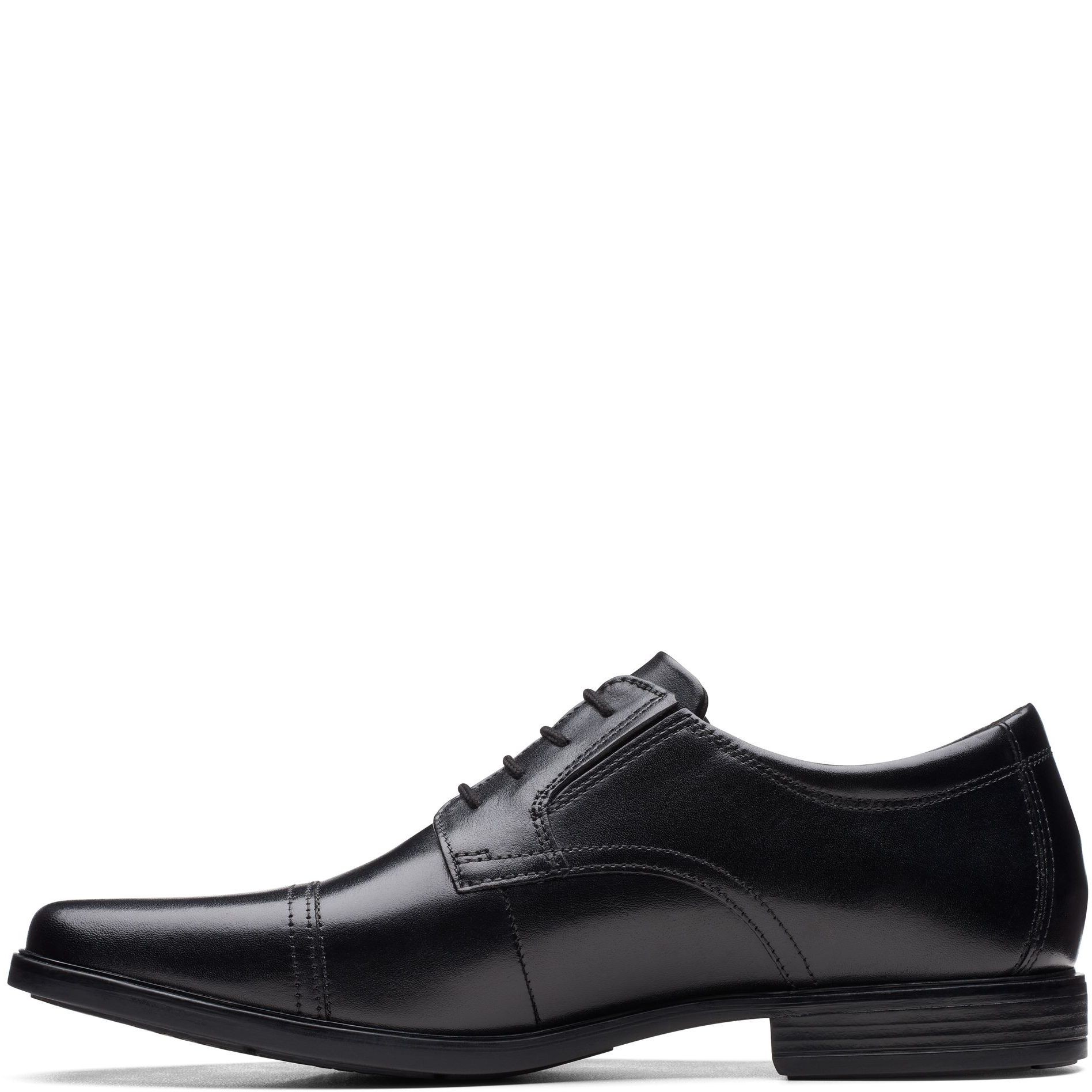 CLARKS Klasikiniai batai vyrams, Juoda, Howard Cap Formal 4