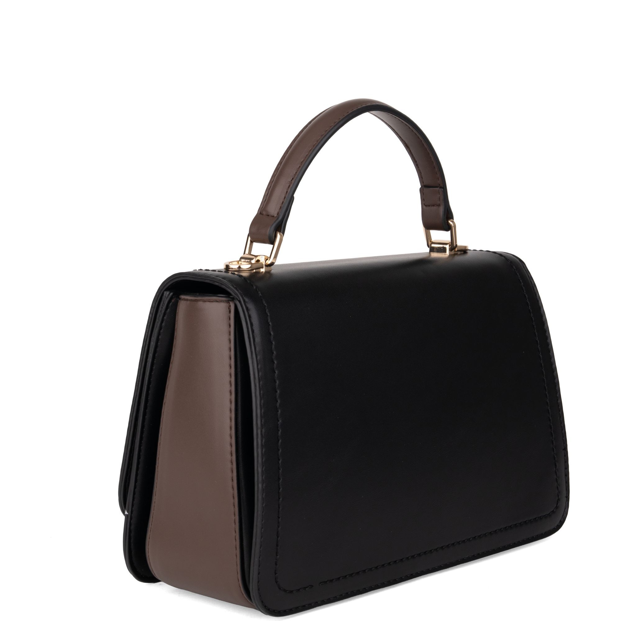 LA CONTE Rankinė per petį moterims, Juoda, Crossbody 2