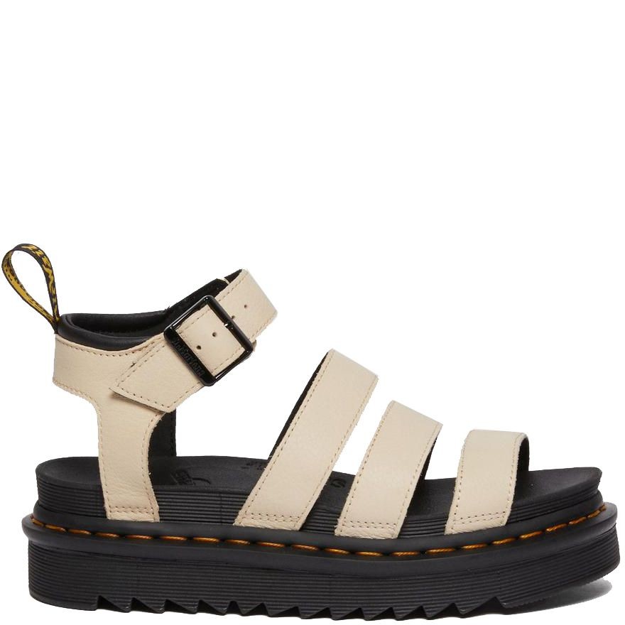 DR. MARTENS Basutės moterims, Smėlio, Blaire parchment pisa sandals 2