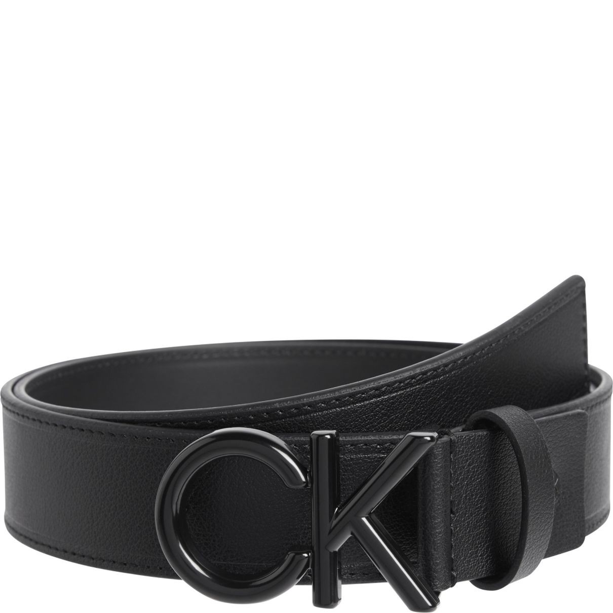 CALVIN KLEIN Diržas vyrams, Juoda, Metal bombe 35mm belt