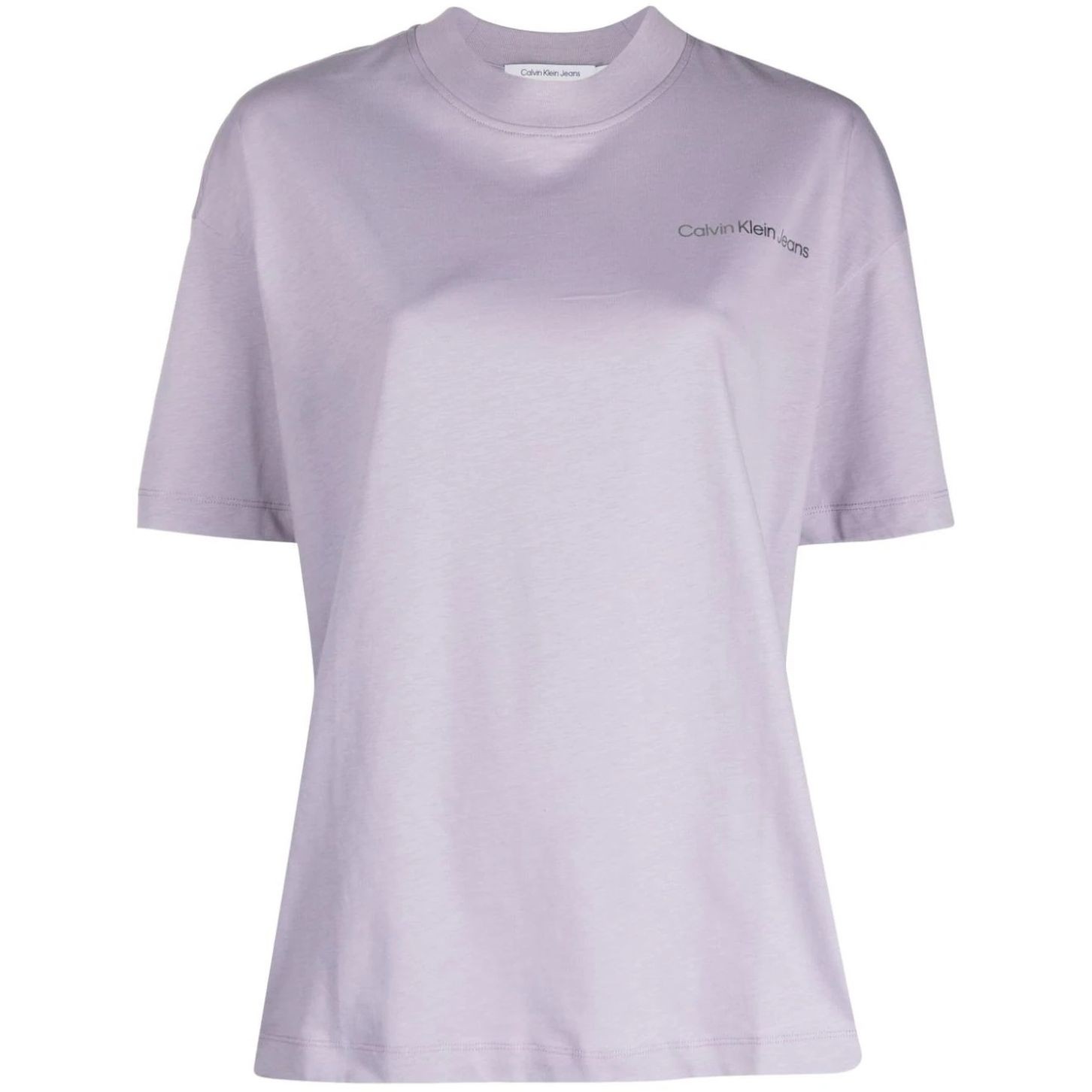 CALVIN KLEIN JEANS Marškinėliai trump. rankovėmis moterims, purple, Back photoprint tee 1