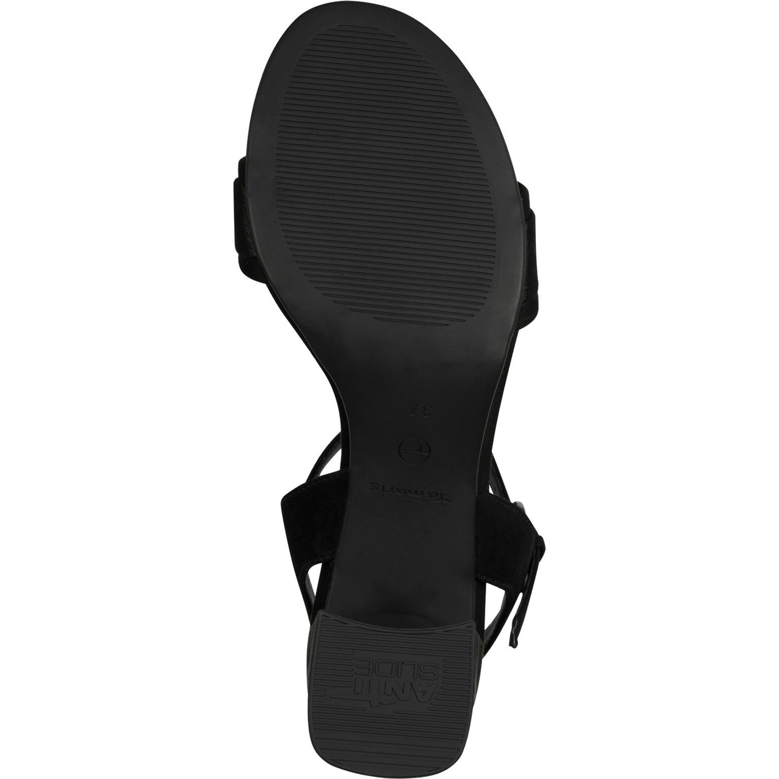TAMARIS Basutės moterims, Juoda, Sandal heel 5