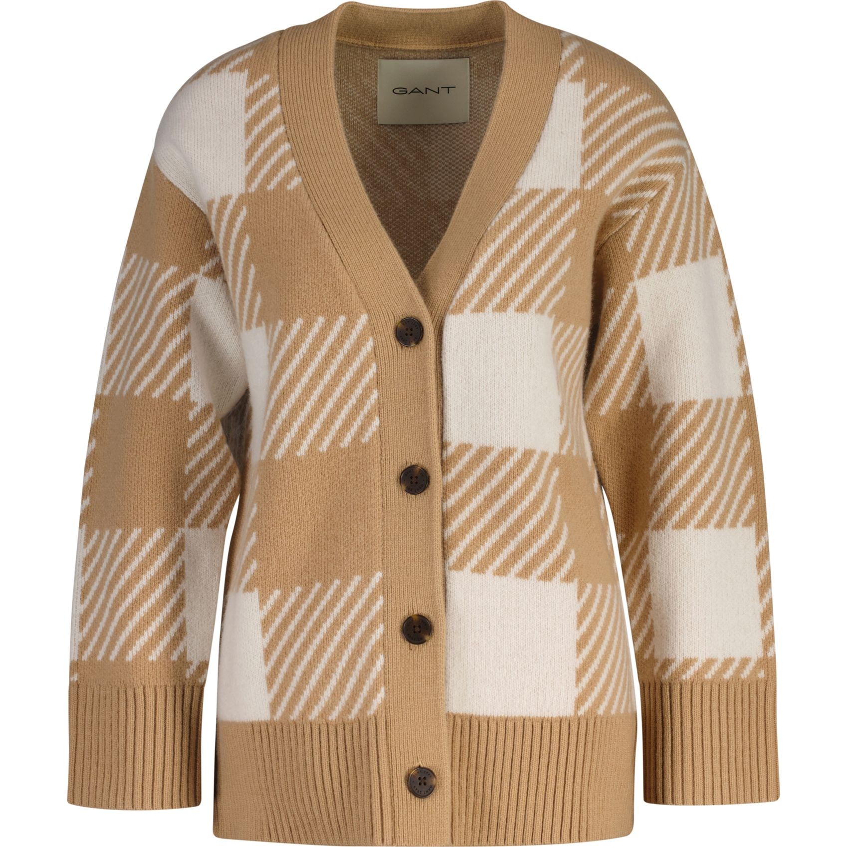 GANT Kardiganas moterims, Marga, Buffalo checked cardigan 1