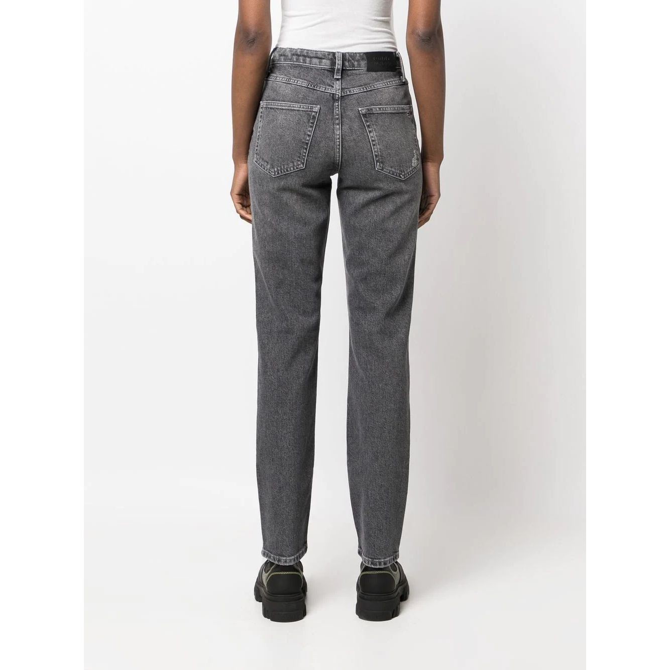 TOMMY HILFIGER Tiesūs džinsai -moterims, Pilka, New classic straight jeans 3